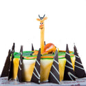 Melman Giraffe Fondant Cake