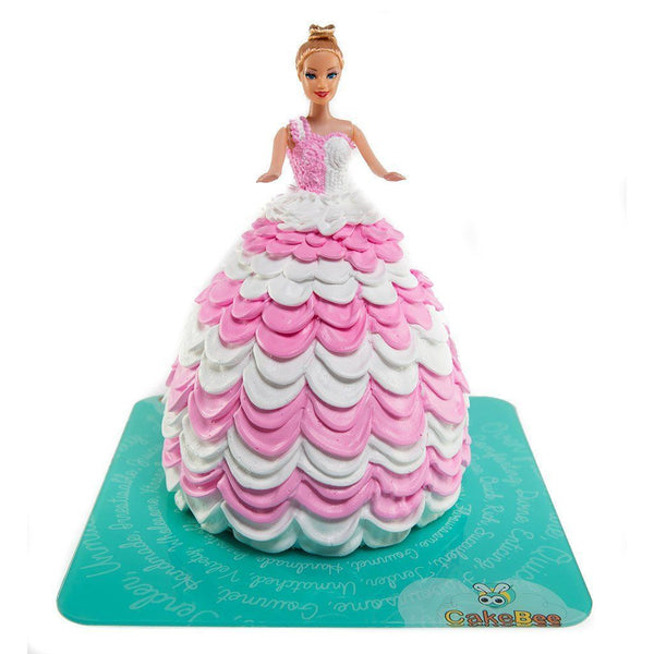 Order Flavourful and Pretty Barbie Doll Cake 1.5 kg Online at Best Price,  Free Delivery|IGP Cakes