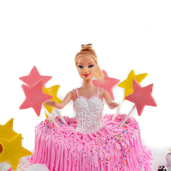 Barbie Sparkle Photo Cake | Freedom Bakery