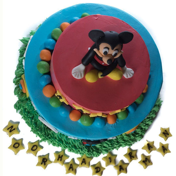 Mickey Mouse Fondant Cake