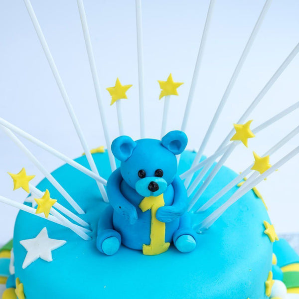Teddy Star Fondant Cake