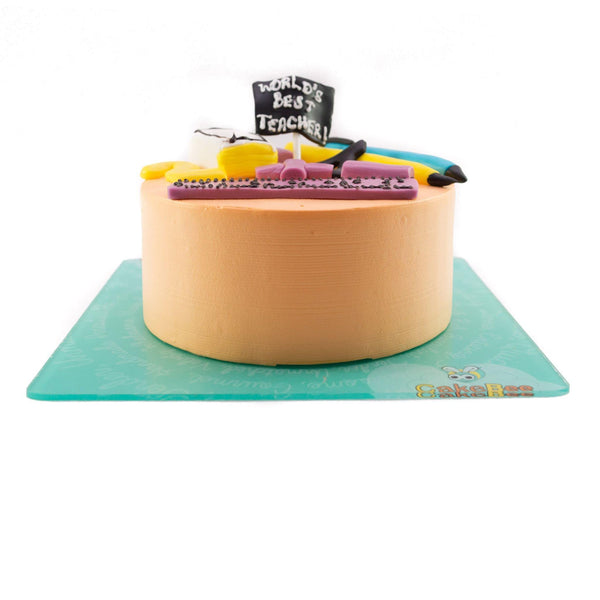 Birthday Cake Idea for Best Teacher - Birthday Cake Decorate for Best  Teacher - kitchen with Shazia - YouTube
