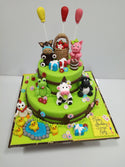 Party With Farm Animals Cake
