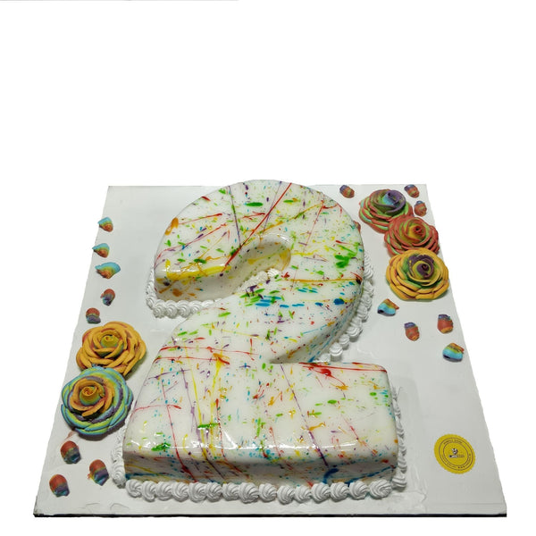 Zyozi Boss Cake Topper Boy Girl, Baby is Two, Two Cake Topper, Second  Birthday Cake Topper,
