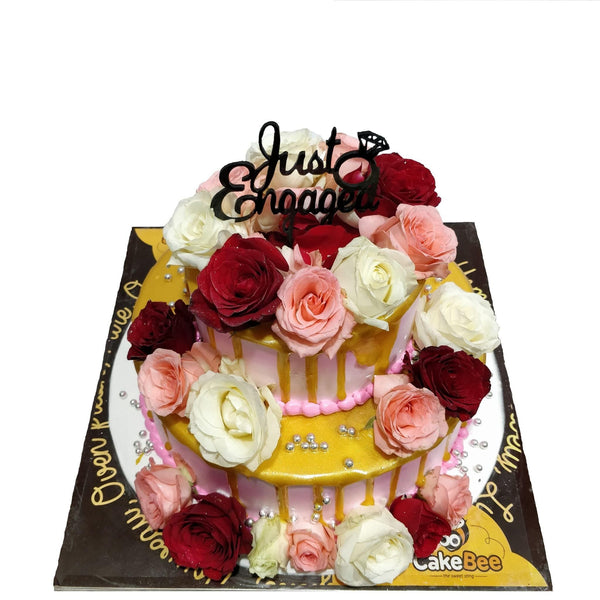 Buy Fake Rosette Cake. Multi Colored Rosette Cake. Online in India - Etsy