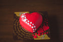 Array of hearts fondant cake