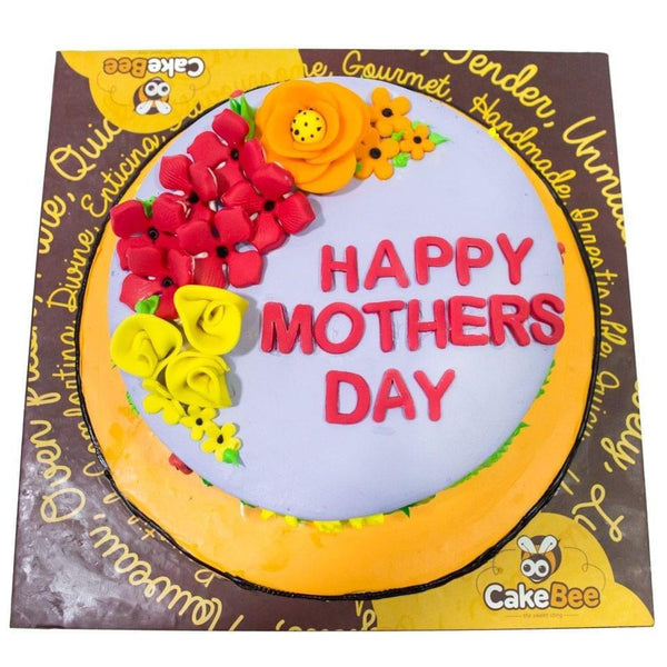 Mother's Day Floral Delight Cake