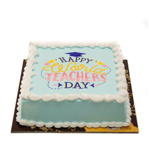 Happy Teacher's Day Cake