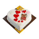 XOXO Heart Cake